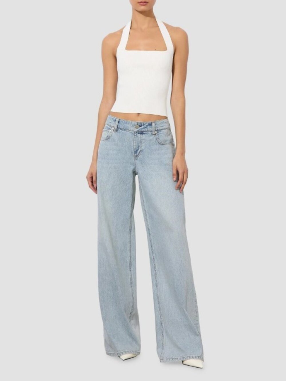 NWT Alice + Olivia Amazing Low-Rise Baggy Wide Leg Jeans - Size 30